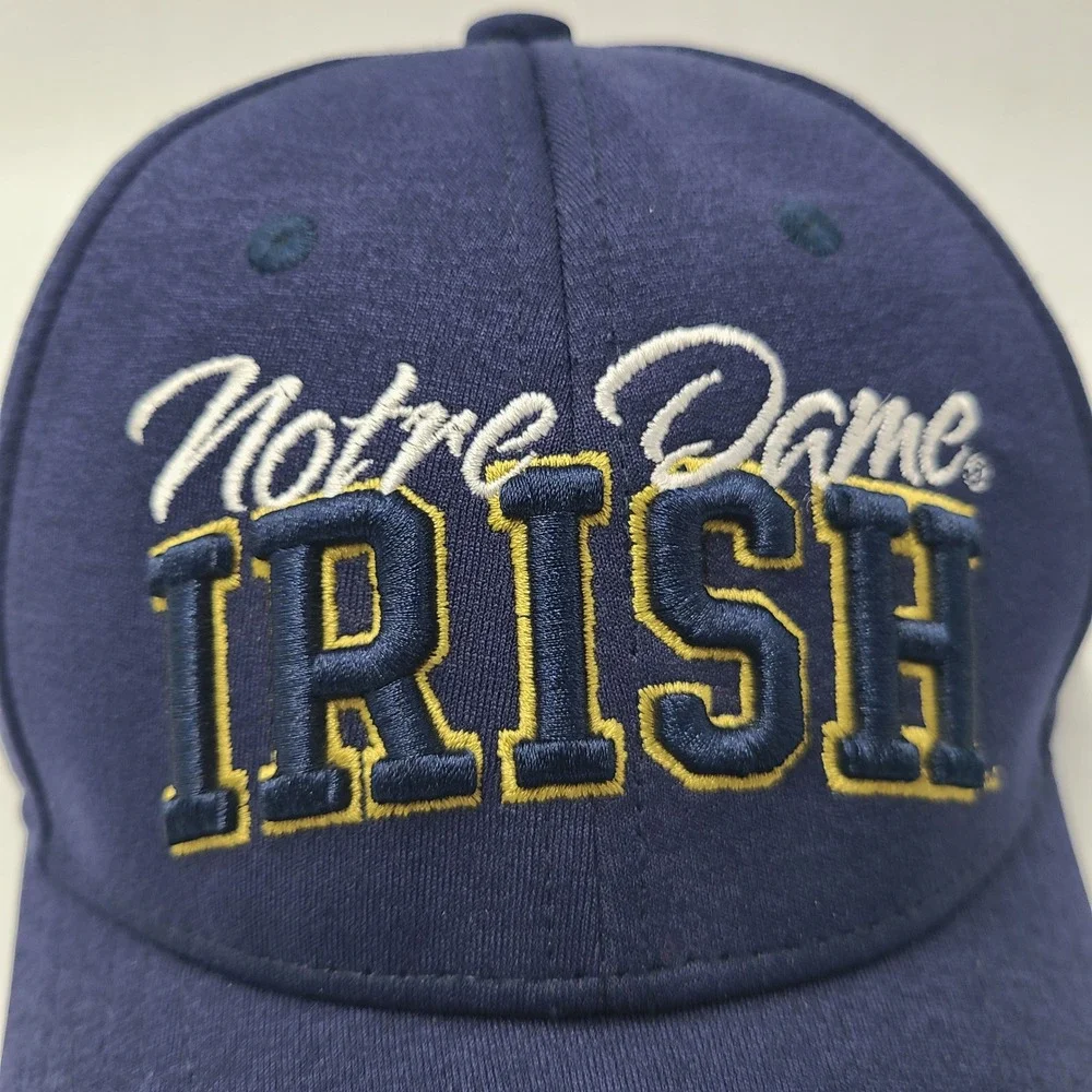 Youth Notre Dame Fighting Irish Hat Adjustable Under Armour‎ Blue Gold NCAA Boys